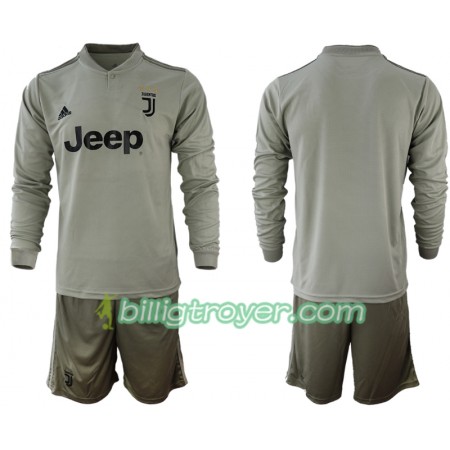 Billige Fotballdrakter Juventus Barn Bortedraktsett 2018/19 Langermet